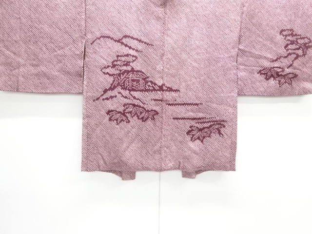 アンティーク　本総絞り　風景模様絵羽織